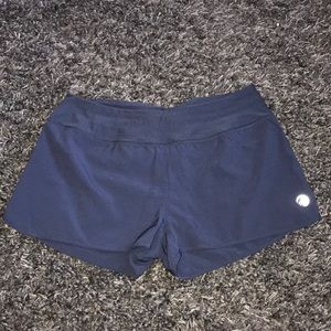 navy athletic shorts